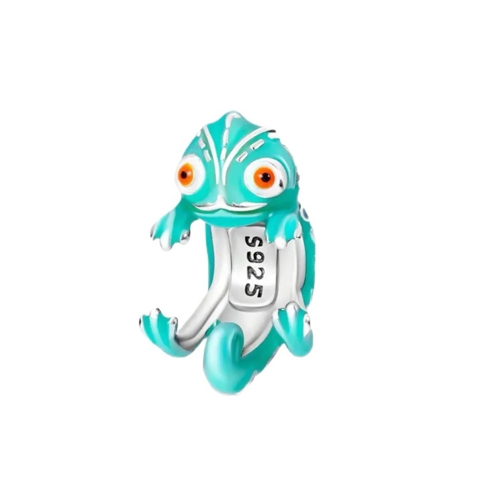 S925 Sterling Silver Chameleon Charm  Nwt